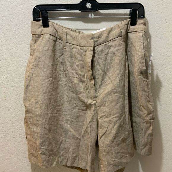 Old Navy high waisted  Linen-Blend Shorts -- 3.5-inch inseam L NEW - Picture 3 of 9